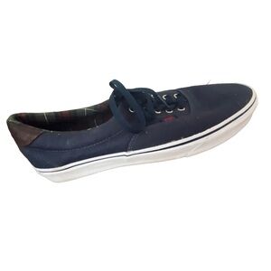 Men’s Vans Classic Skateboard Navy Canvas / Leather Shoes NWOB Size 13